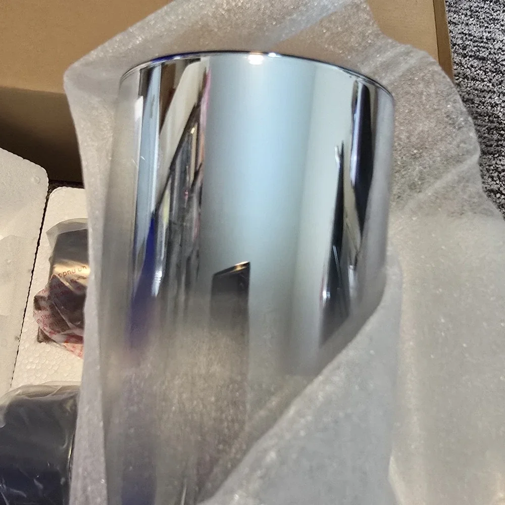 Partylite Reflective Tealight Cylinders P90638 New Discontinued‎ Silver Mirror